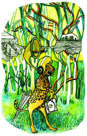 lauren-haldeman-visual-poetry-comic-monsters